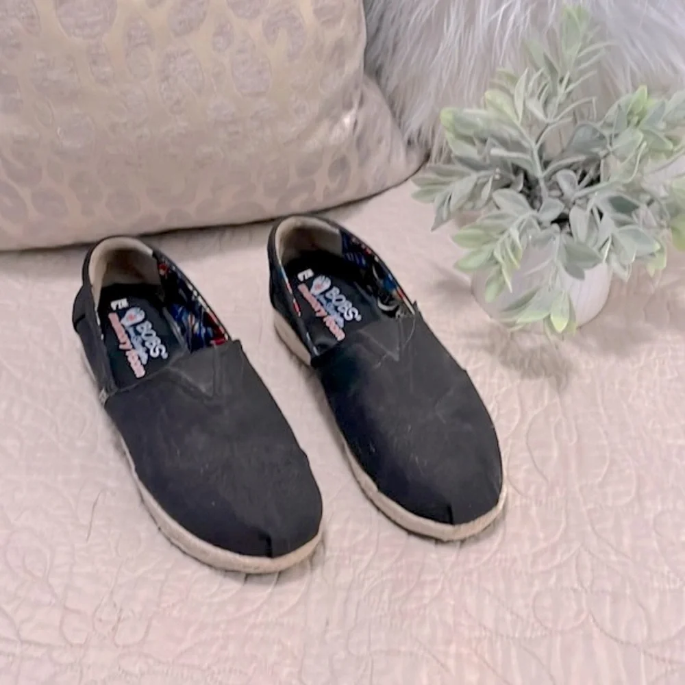 BOBS FROM SKETCHERS Hi Jinx Memory Foam Arch Pillow Slip On Platform Shoes 7.5